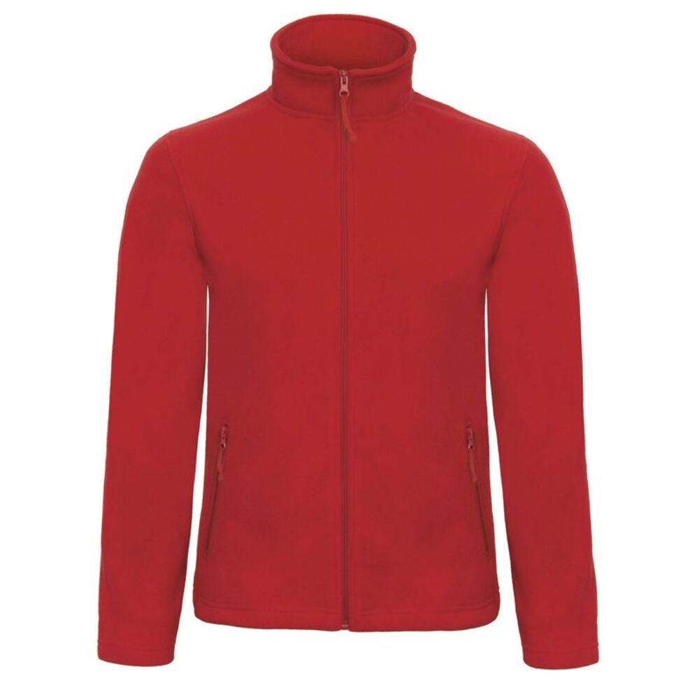 B&C Mens ID.501 Fleece Jacket / Red